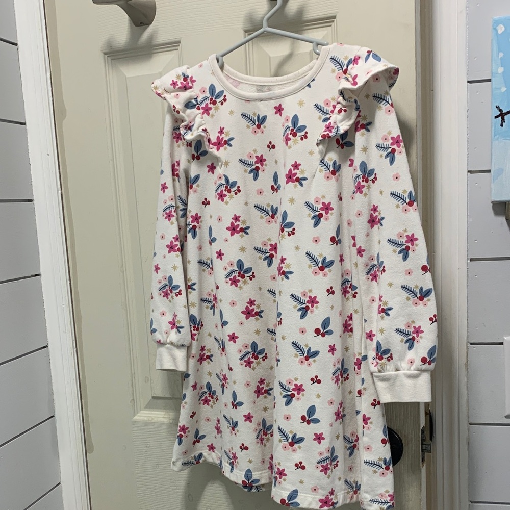 Tucker White and Pink Floral Dress